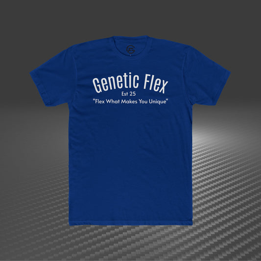 Fitness Tee for Gym Goers - Genetic Flex Cotton Crew Tee
