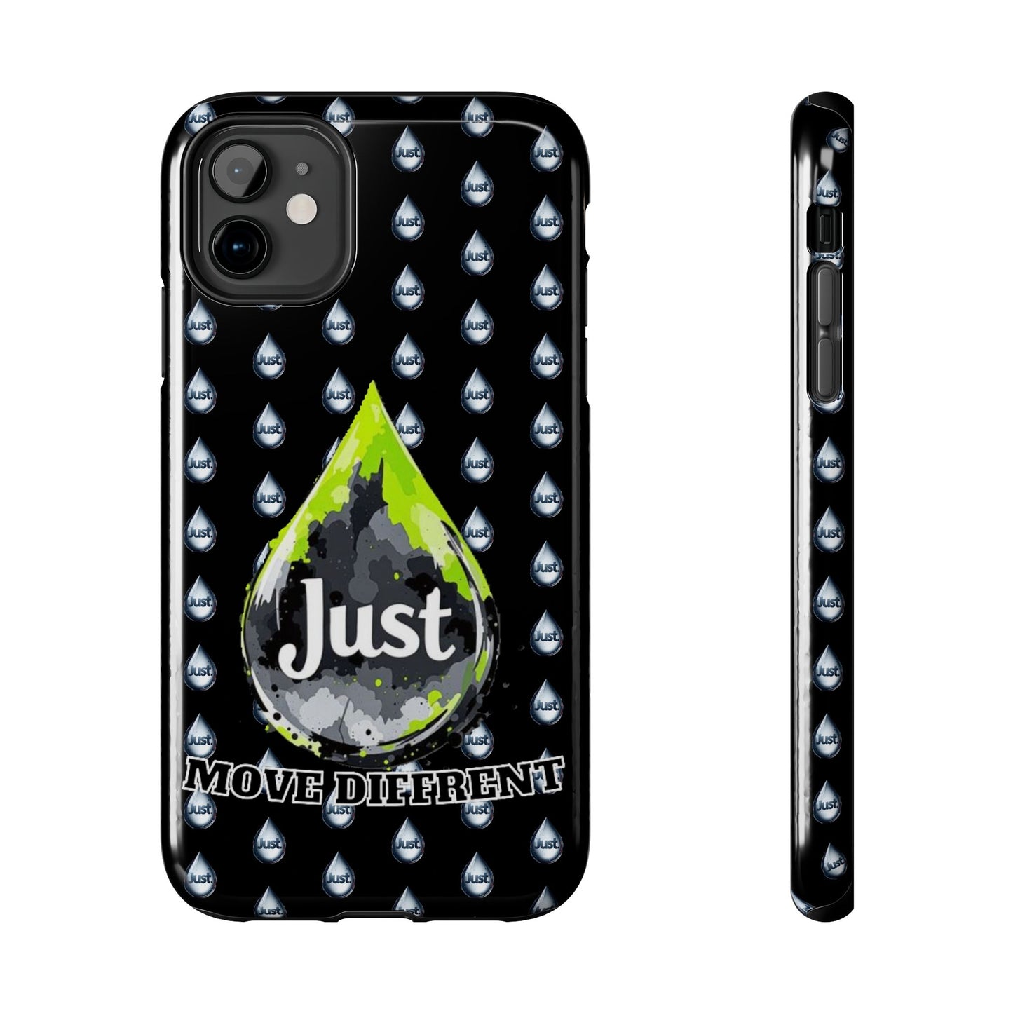 I Phone Case/Samsung  -BY "JUST DRIP"- "Move Different" Design, Durable Protection for Active Lifestyles