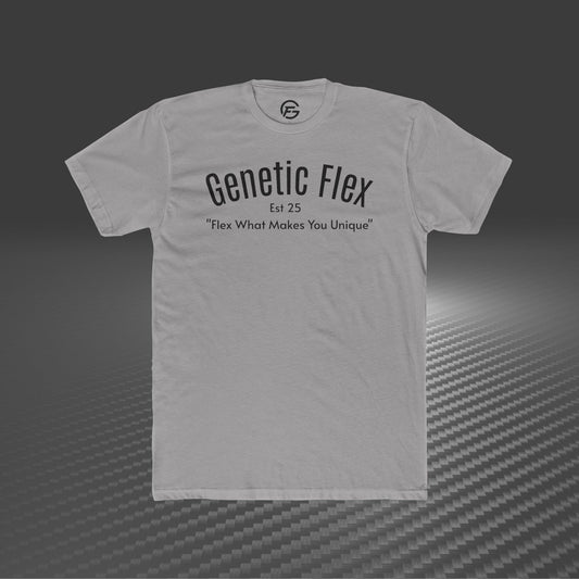 Fitness Tee for Gym Goers - Genetic Flex Cotton Crew Tee