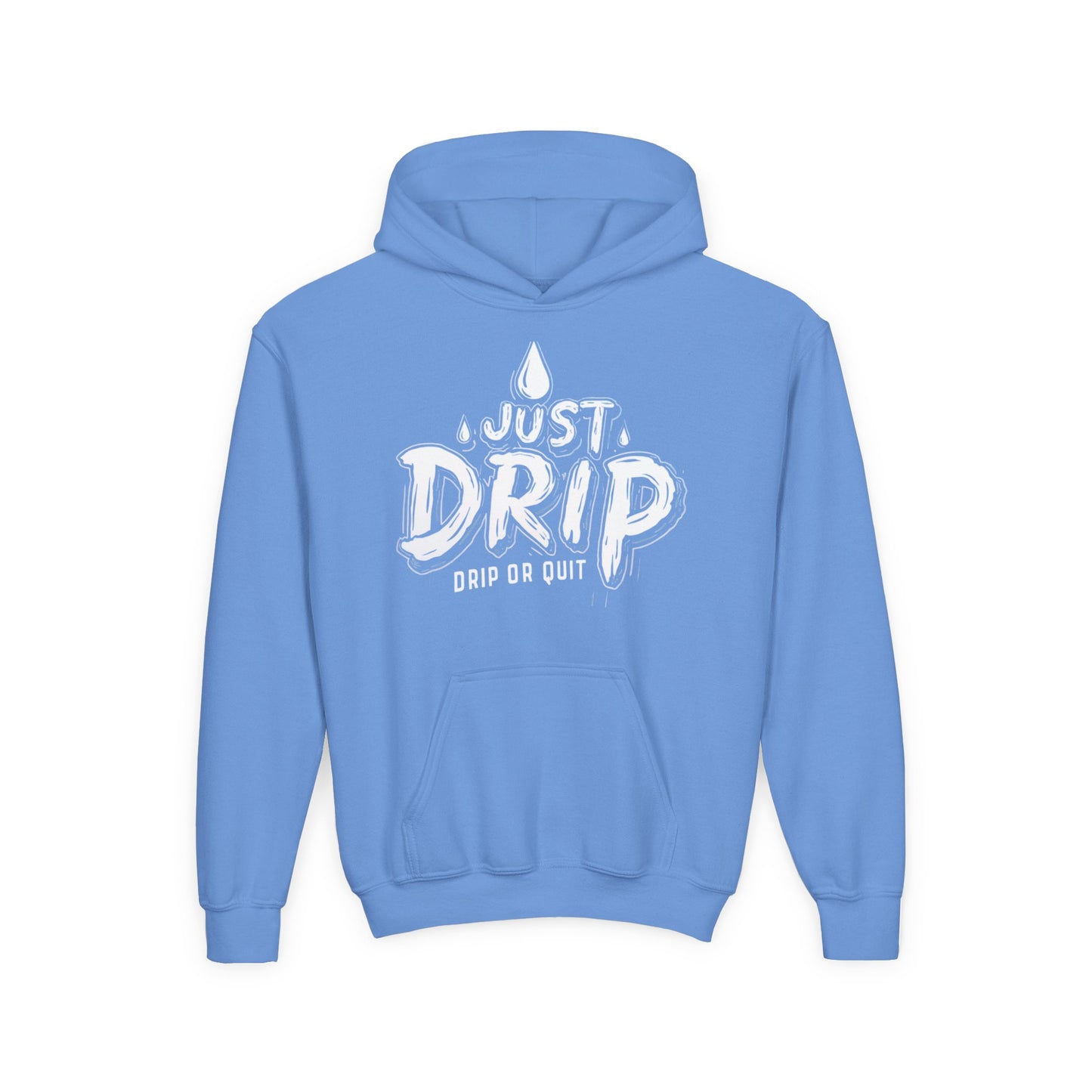 Youth Heavy Blend Hooded Sweatshirt From "JUST DRIP".