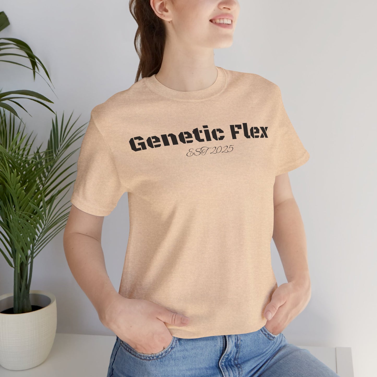 Camiseta de manga corta unisex Genetic Flex - Ropa deportiva informal 