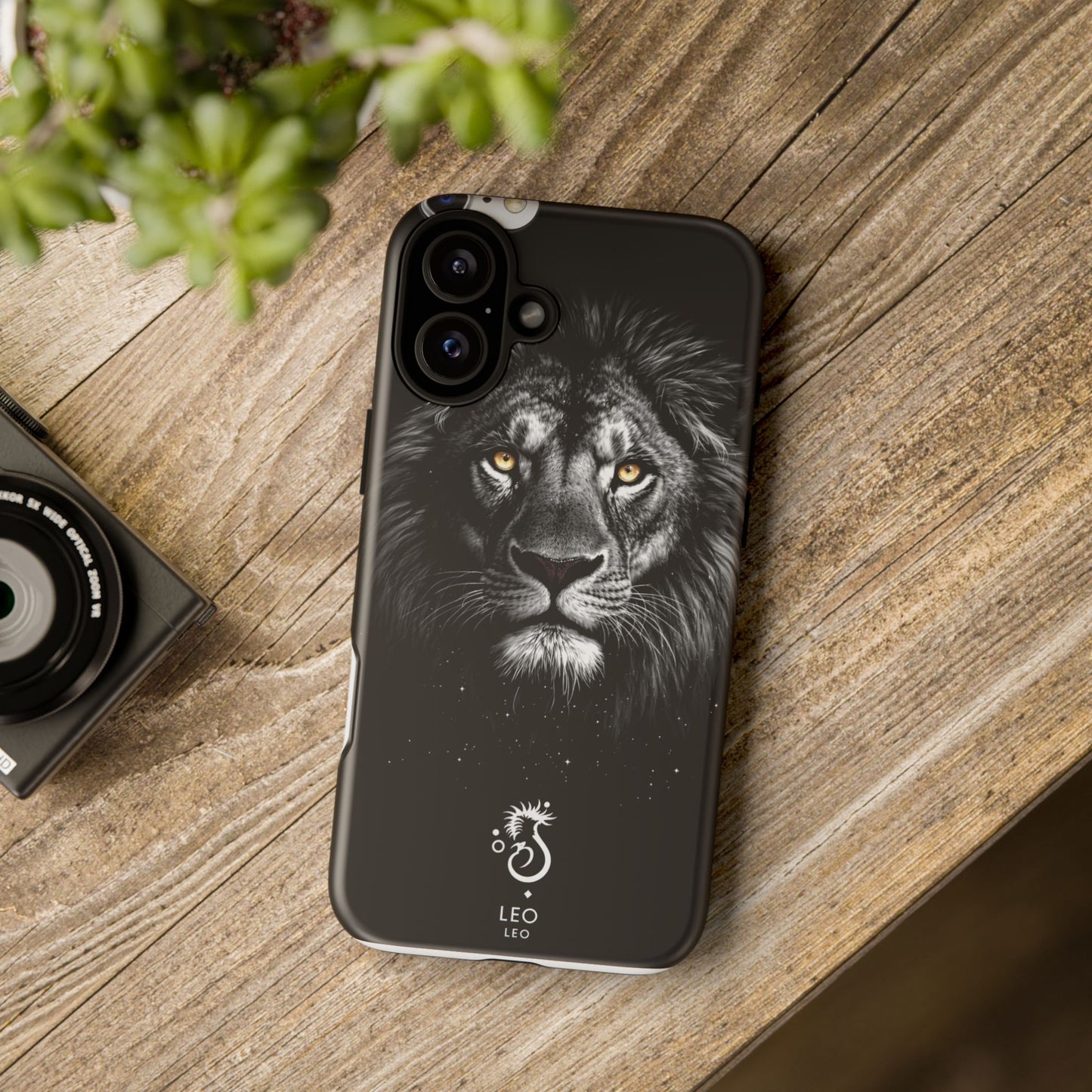 Funda para teléfono Leo Lion: resistente y elegante.