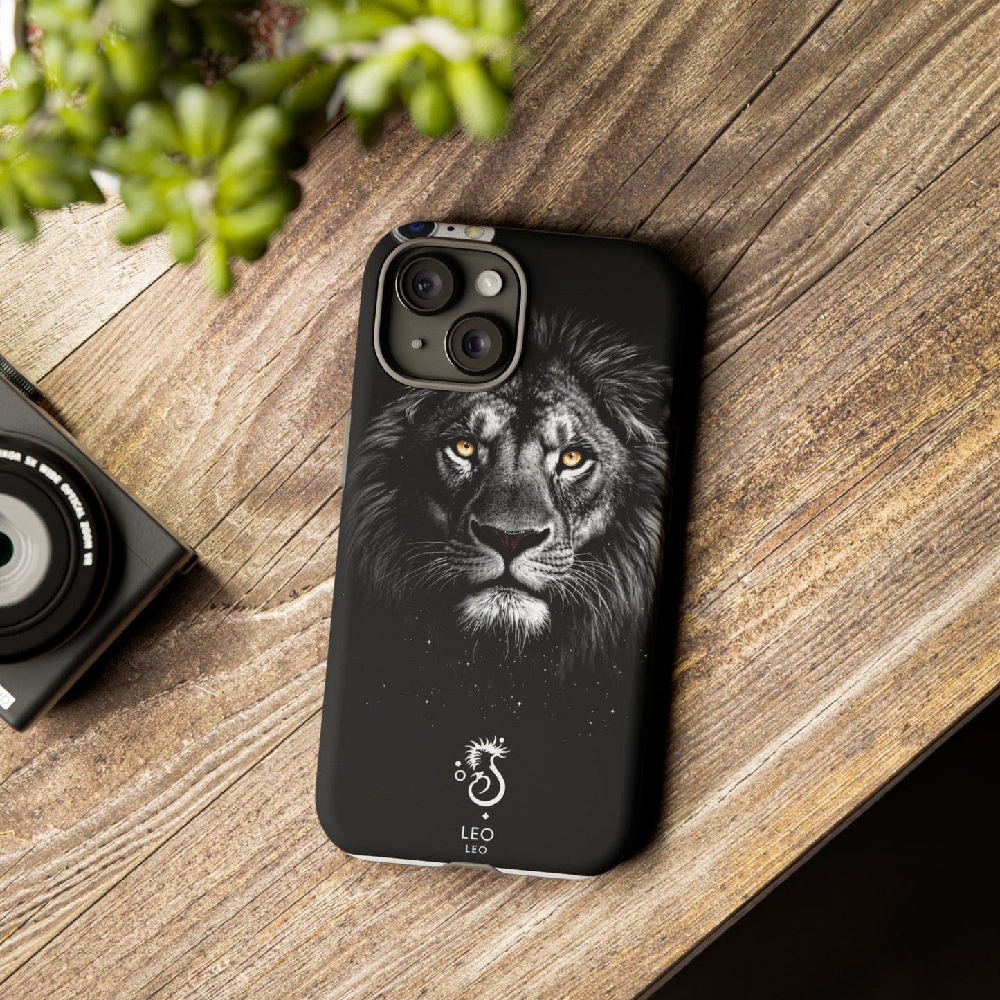 Funda para teléfono Leo Lion: resistente y elegante.
