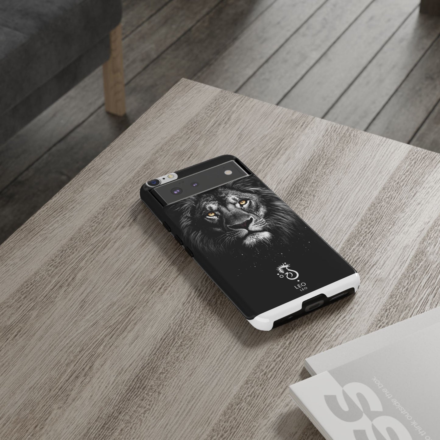 Funda para teléfono Leo Lion: resistente y elegante.