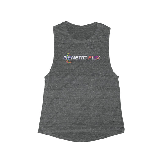 Genetic Flex Women Flowy Muscle Tank - Fitness & Lifestyle Wear