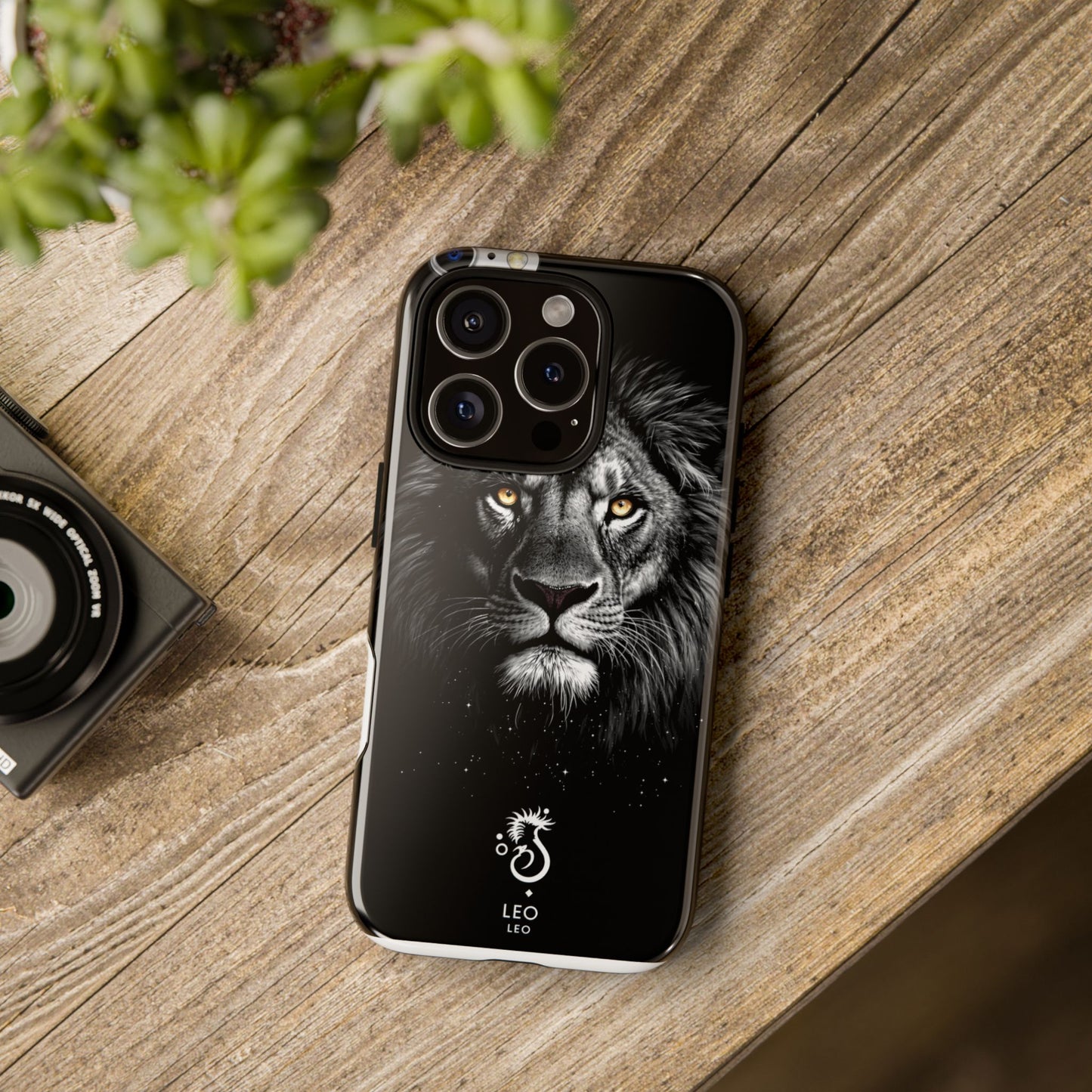 Funda para teléfono Leo Lion: resistente y elegante.