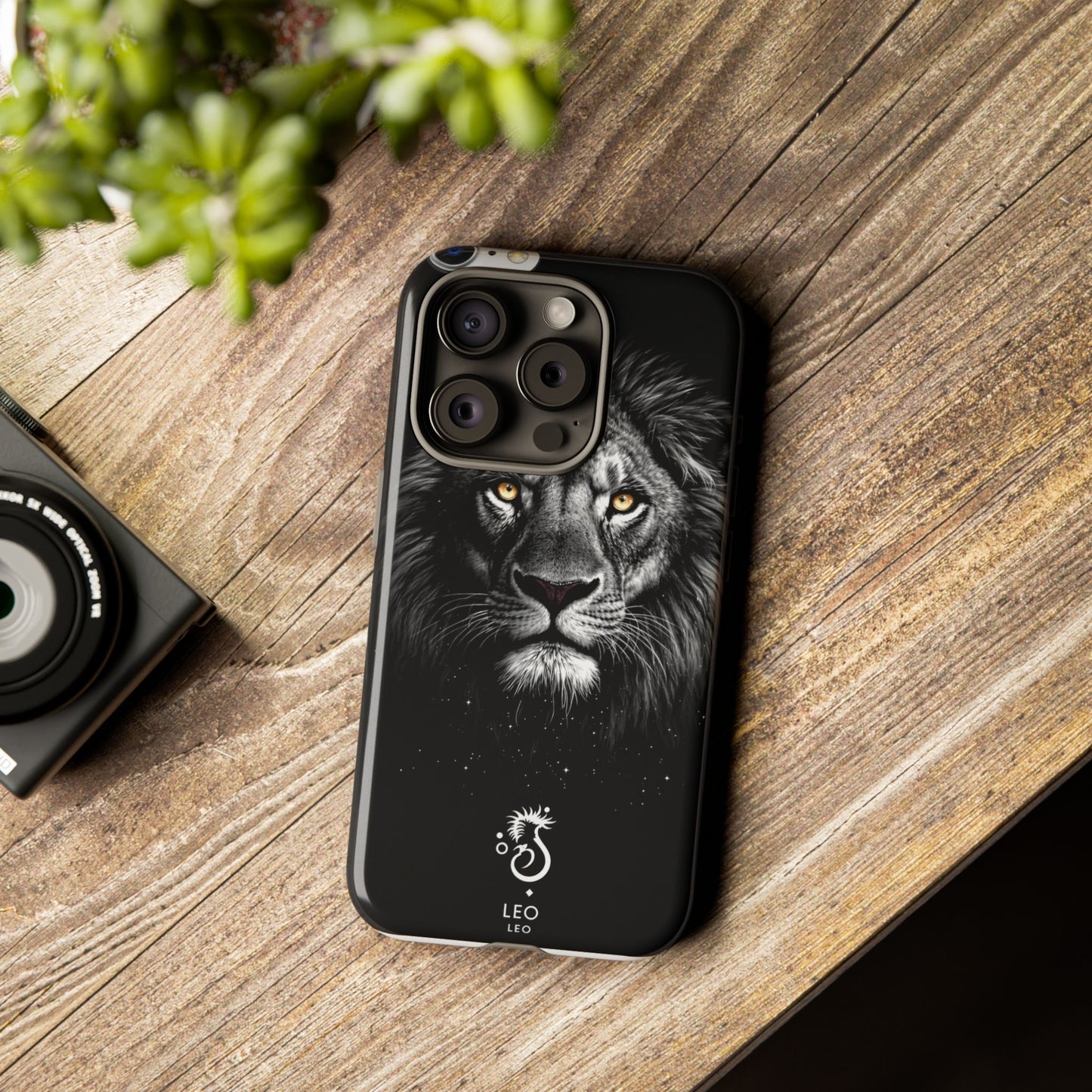 Funda para teléfono Leo Lion: resistente y elegante.