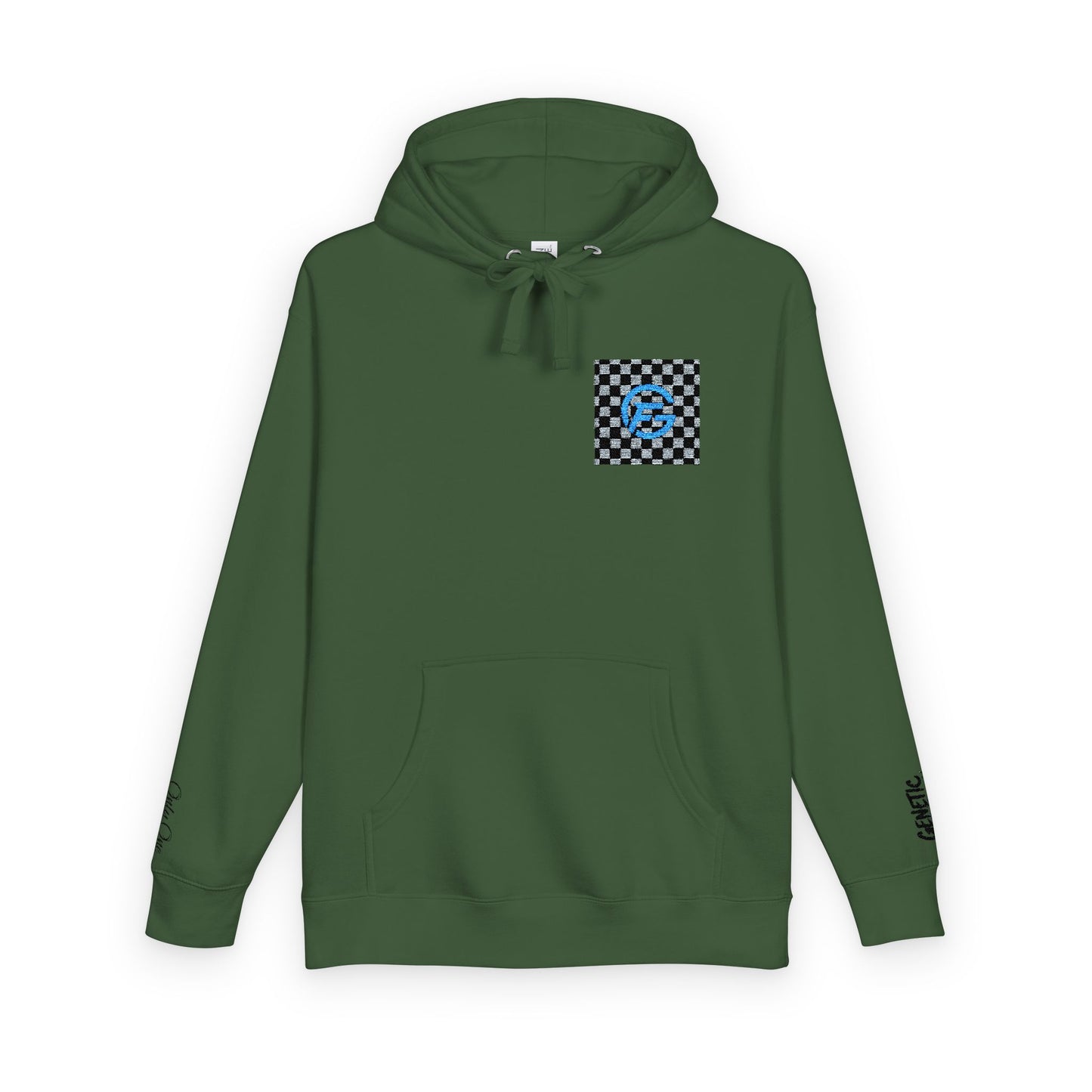 Genetic Flex Unisex Fleece Hoodie - Trendy Graphic Hoodie for Casual Outfits, Stylish