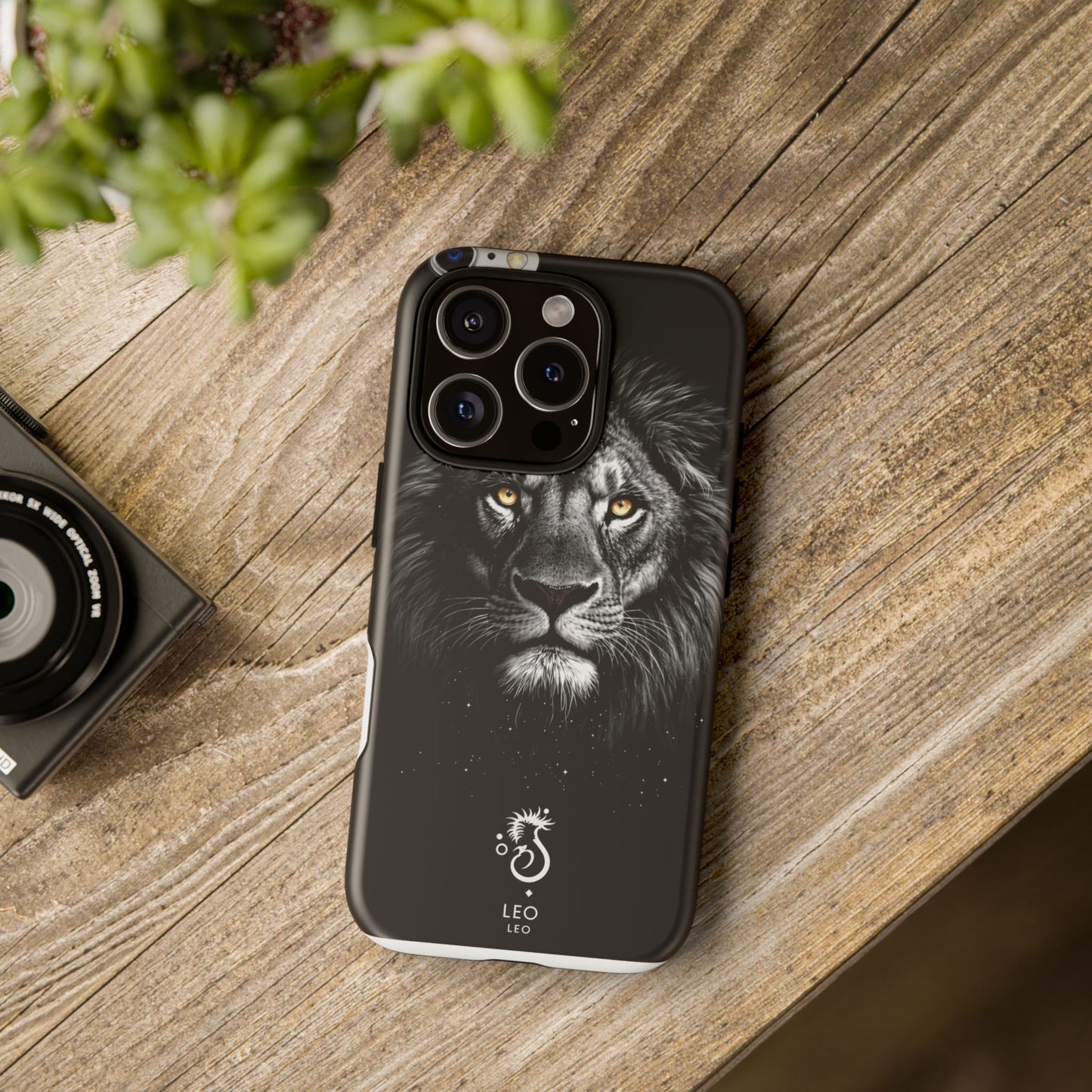 Funda para teléfono Leo Lion: resistente y elegante.