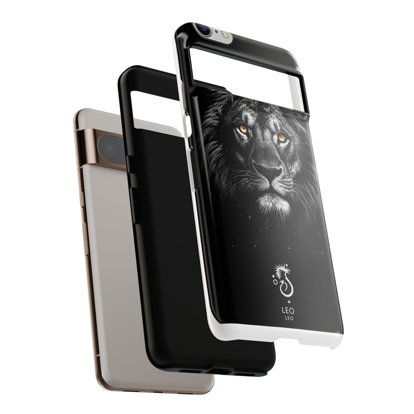 Funda para teléfono Leo Lion: resistente y elegante.