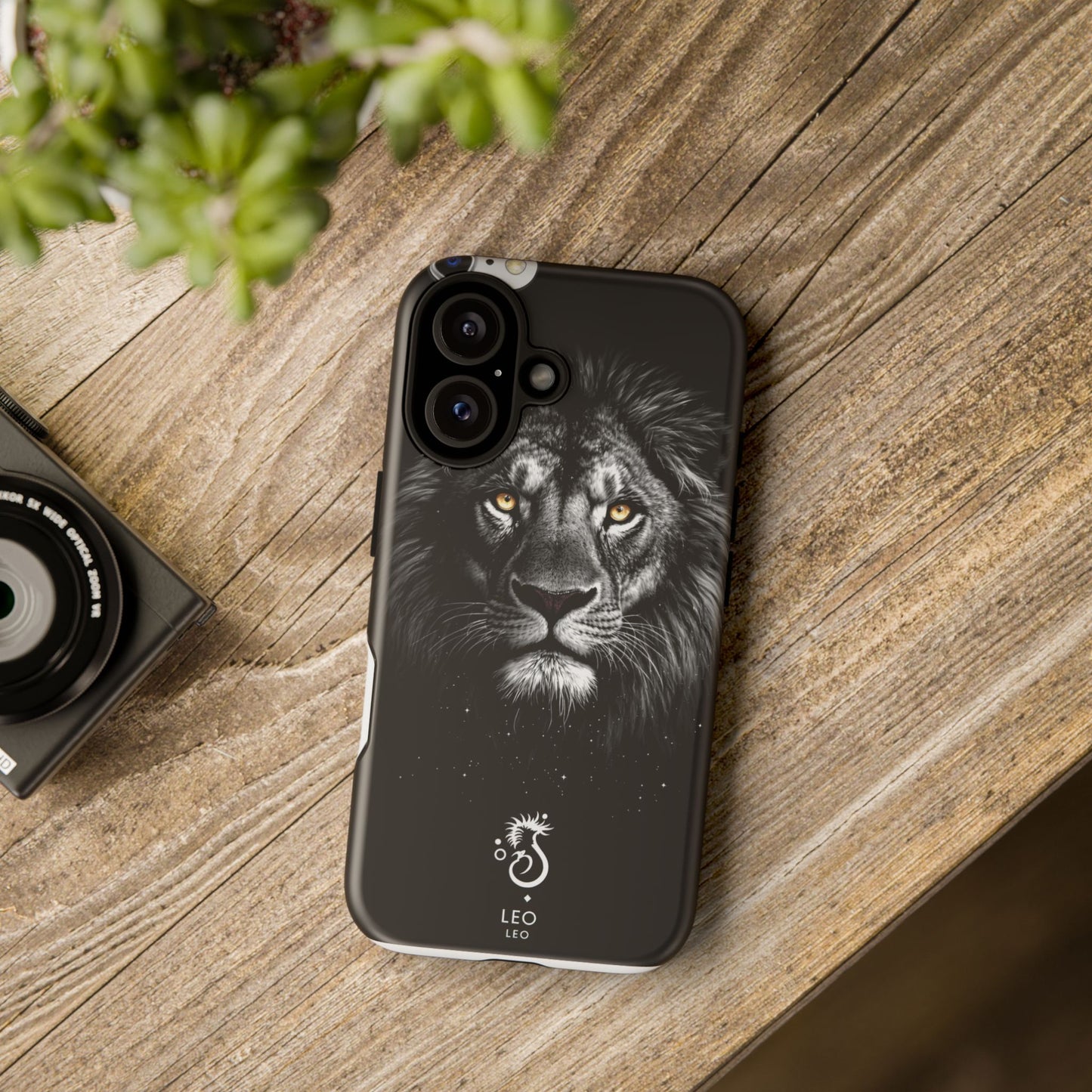 Funda para teléfono Leo Lion: resistente y elegante.
