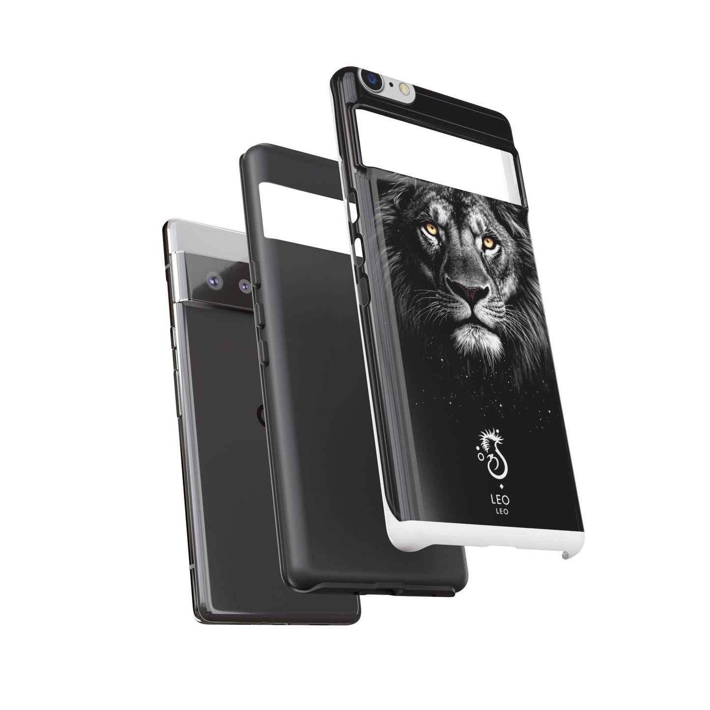 Funda para teléfono Leo Lion: resistente y elegante.