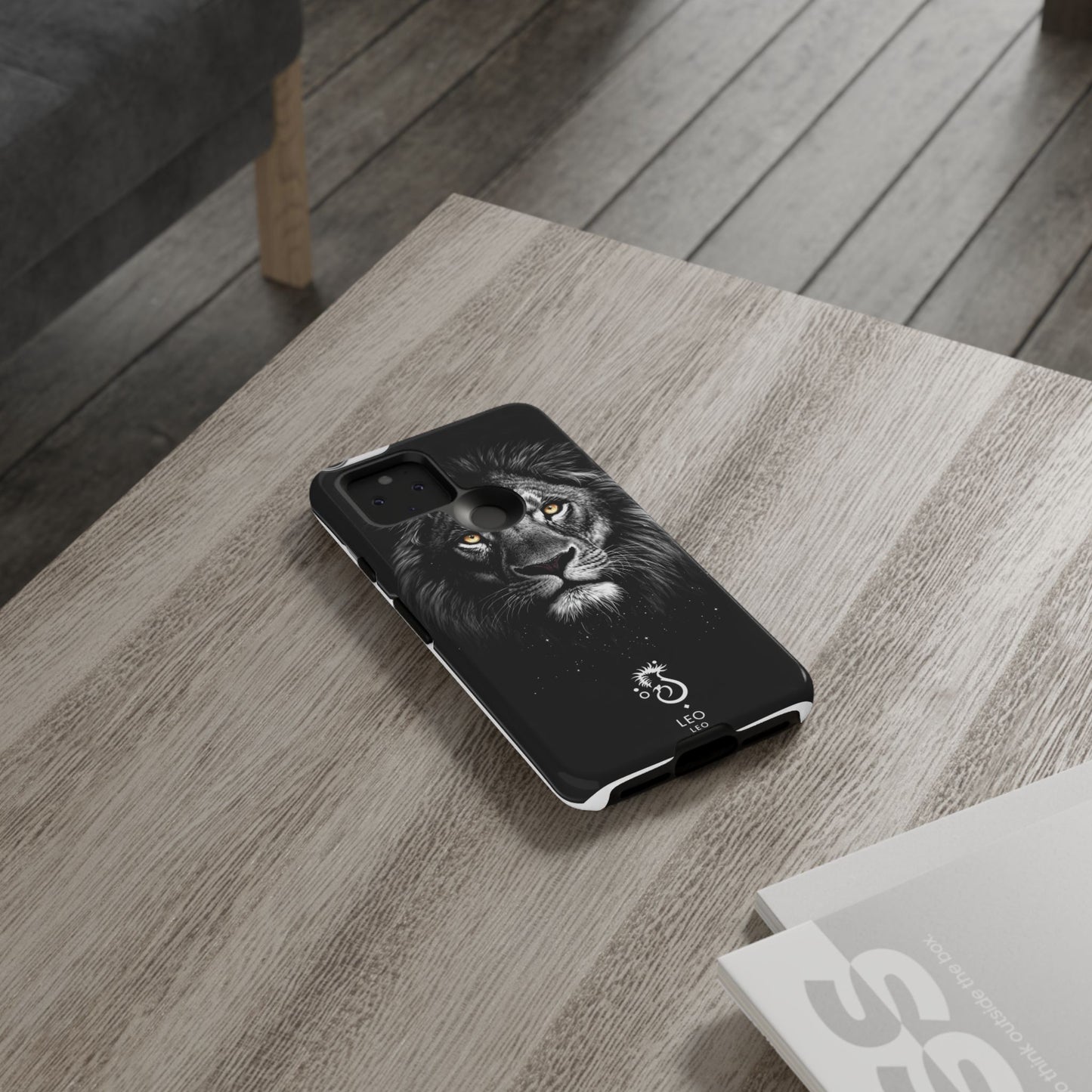 Funda para teléfono Leo Lion: resistente y elegante.