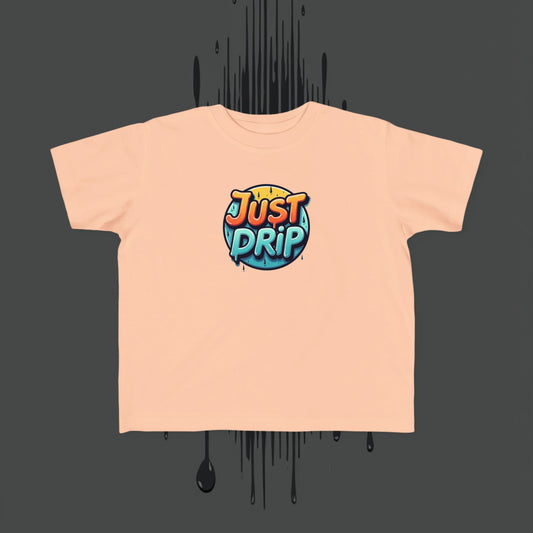 Trendy Toddler Tee: Just Drip Striped Jersey Shirt