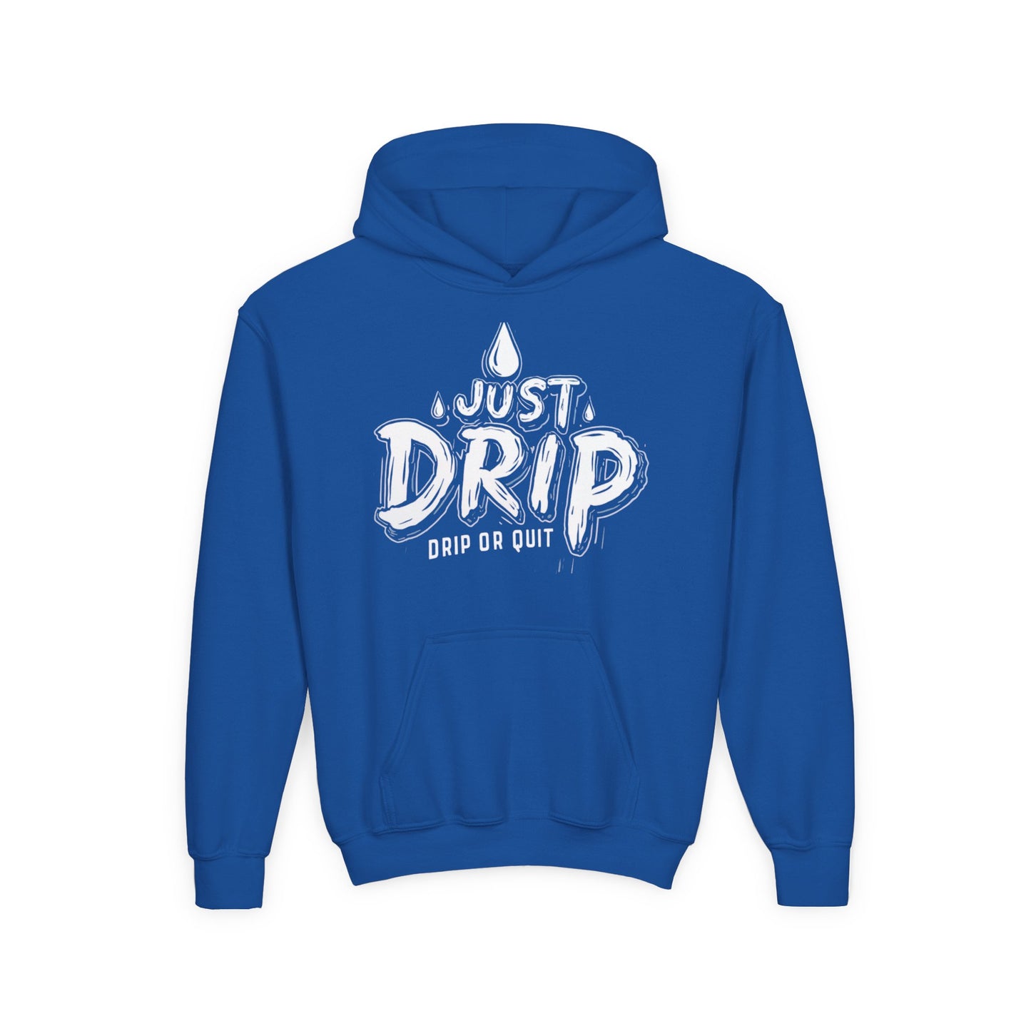 Youth Heavy Blend Hooded Sweatshirt From "JUST DRIP".