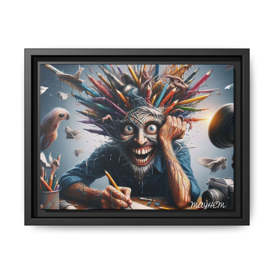 Creative Madness Framed Canvas Art