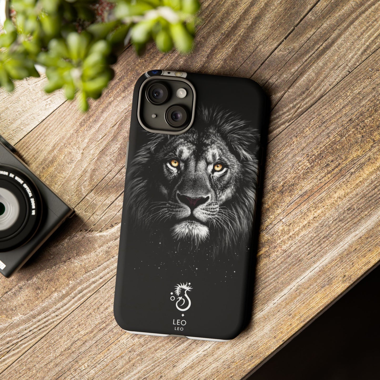 Funda para teléfono Leo Lion: resistente y elegante.