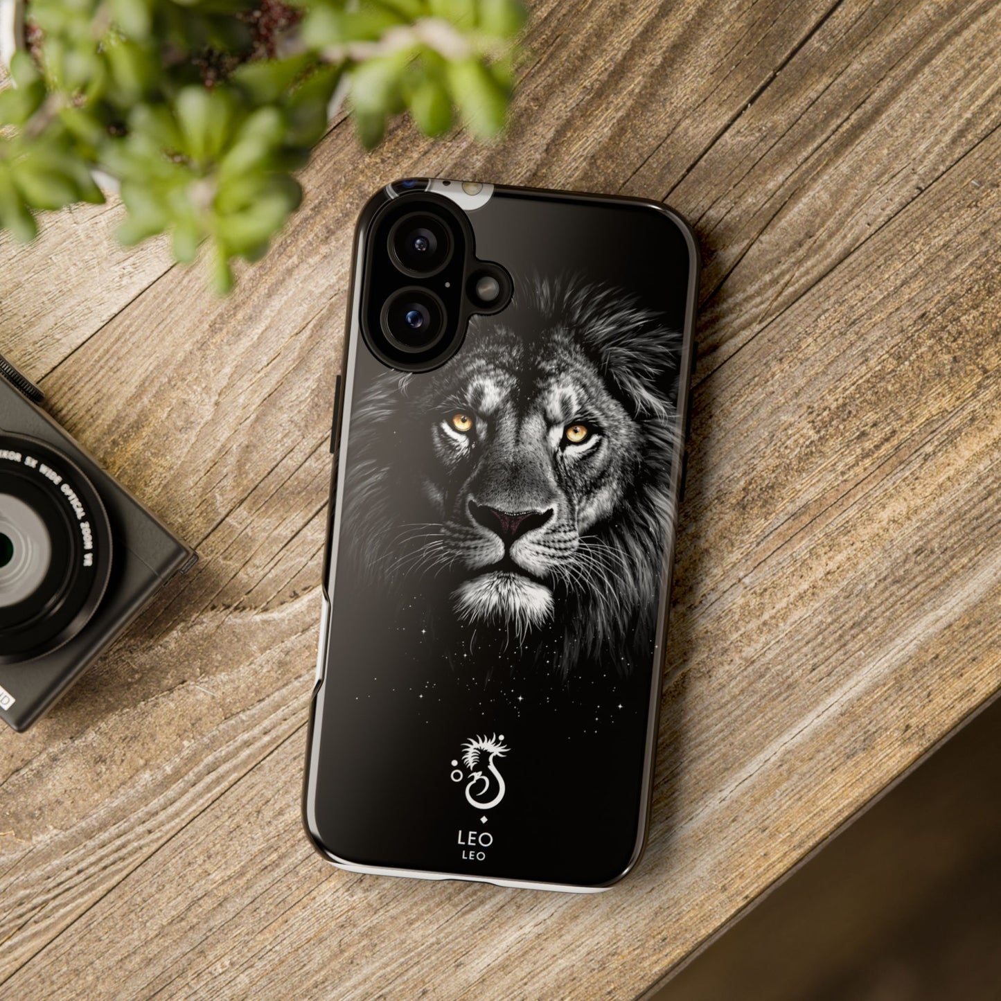Funda para teléfono Leo Lion: resistente y elegante.