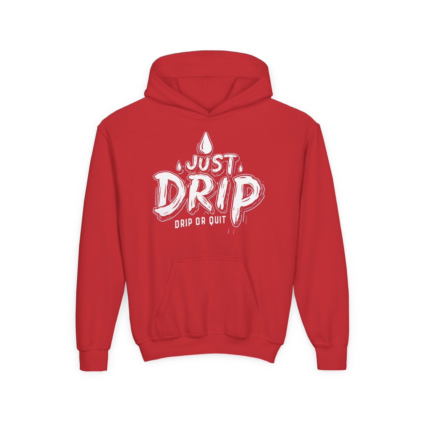 Youth Heavy Blend Hooded Sweatshirt From "JUST DRIP".