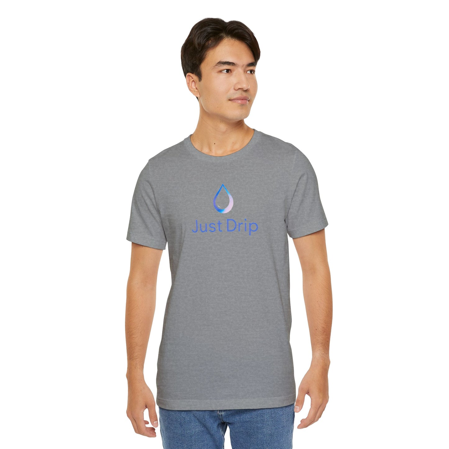 Camiseta unisex Just Drip: estilo informal y moderno para uso diario 