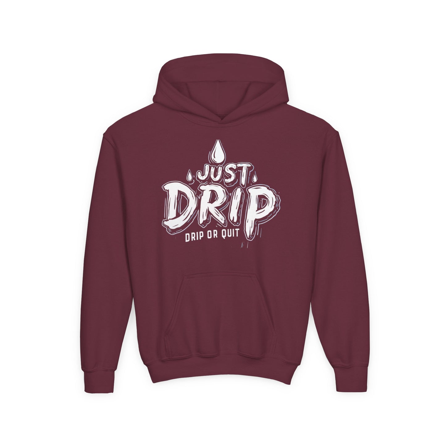 Youth Heavy Blend Hooded Sweatshirt From "JUST DRIP".