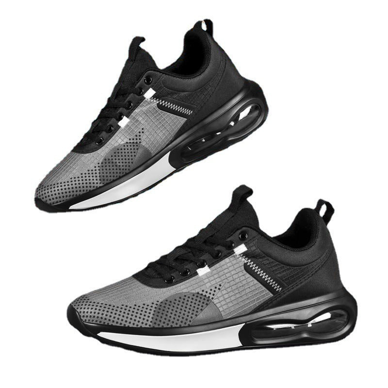 Zapatos deportivos de una sola capa con malla hueca para hombre