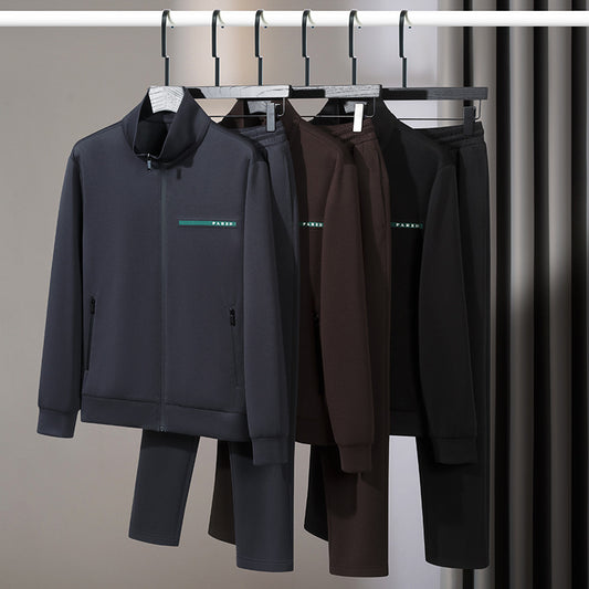 High-end Two-piece Long-sleeved Casual Sports Suit Me n