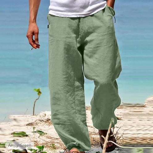 Men's Slightly Stretch Embroidered